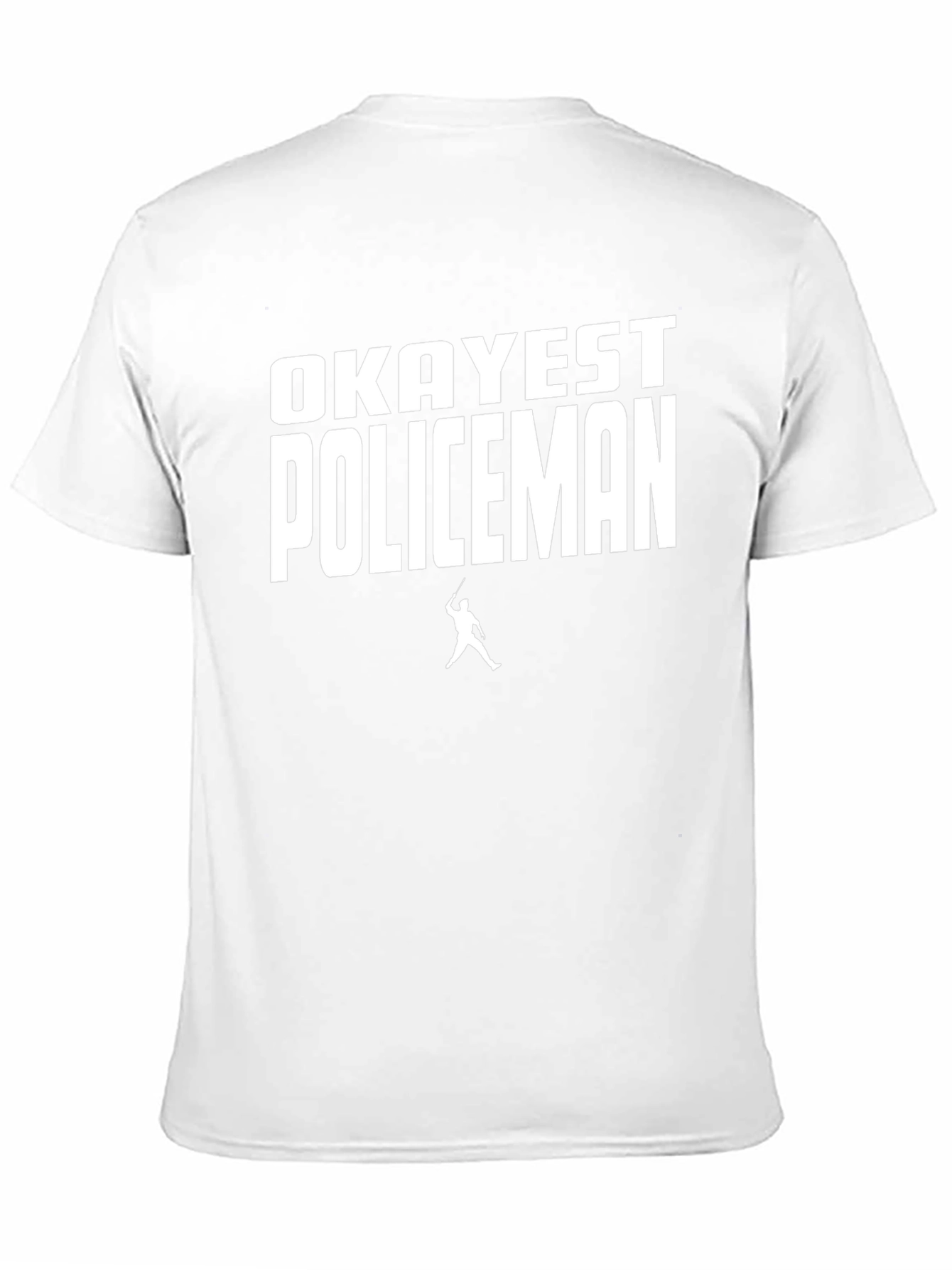 Okayest Policeman Black Graphic Tee