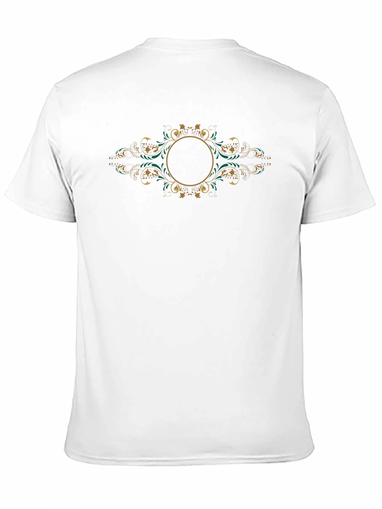 Elegant Ornate Black T-Shirt