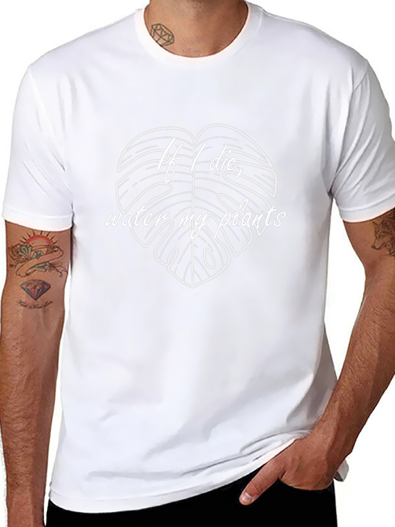 If I Die Water My Plants Graphic Tee