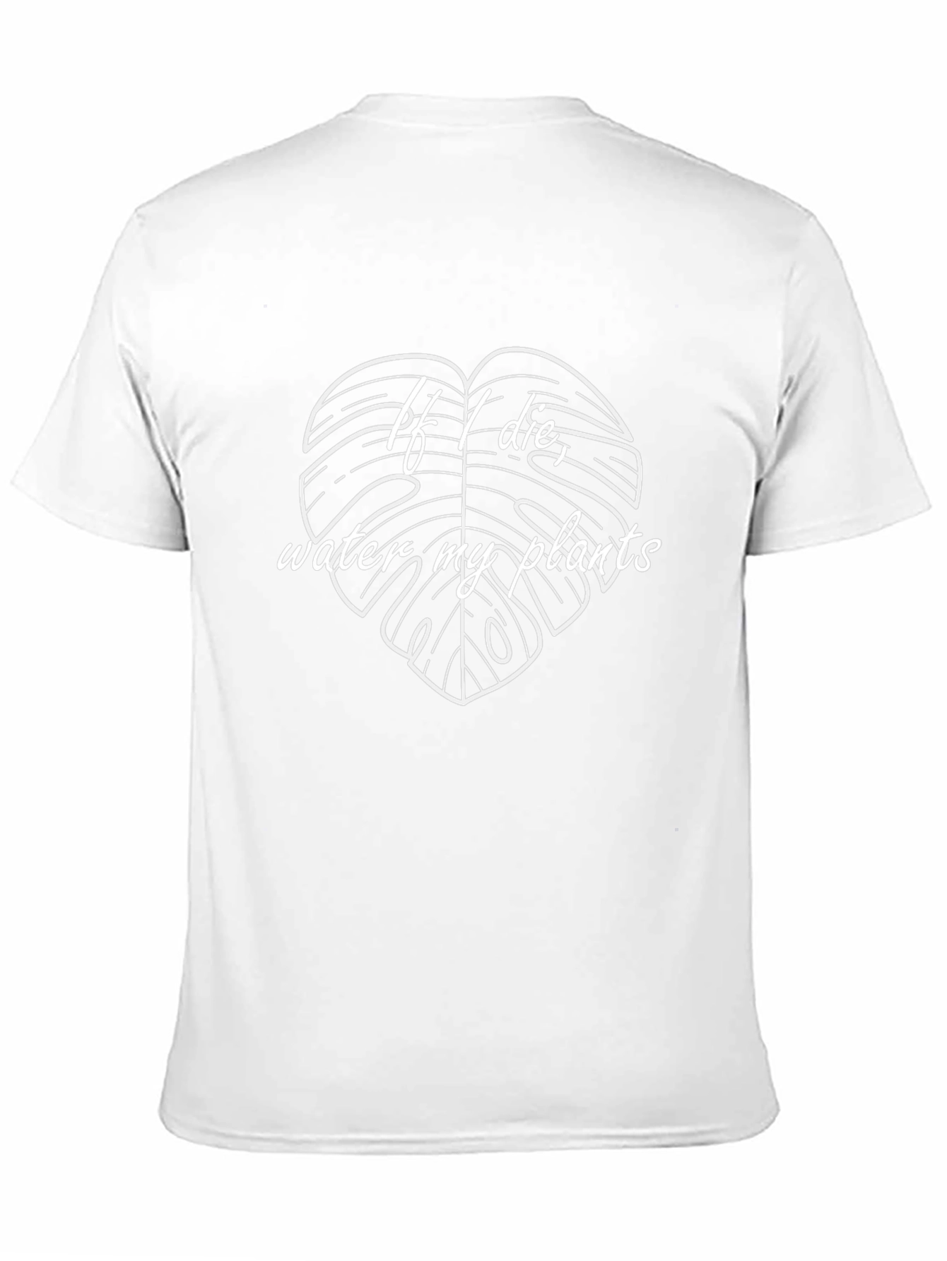If I Die Water My Plants Graphic Tee