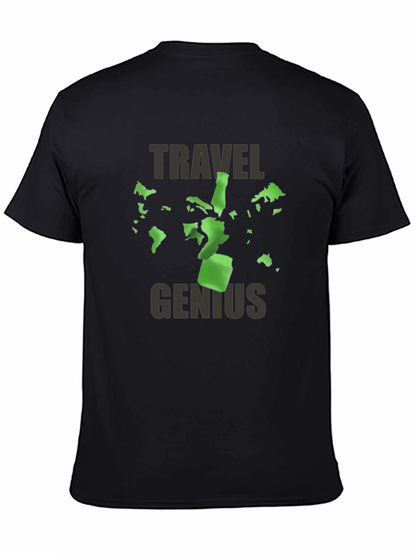 Travel Genius T-Shirt - World Map Design