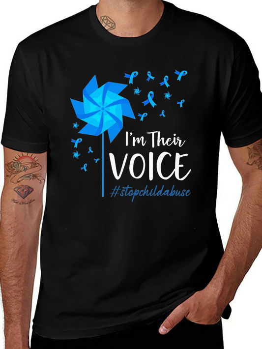 Im Their Voice Stop Child Abuse Awareness T-Shirt