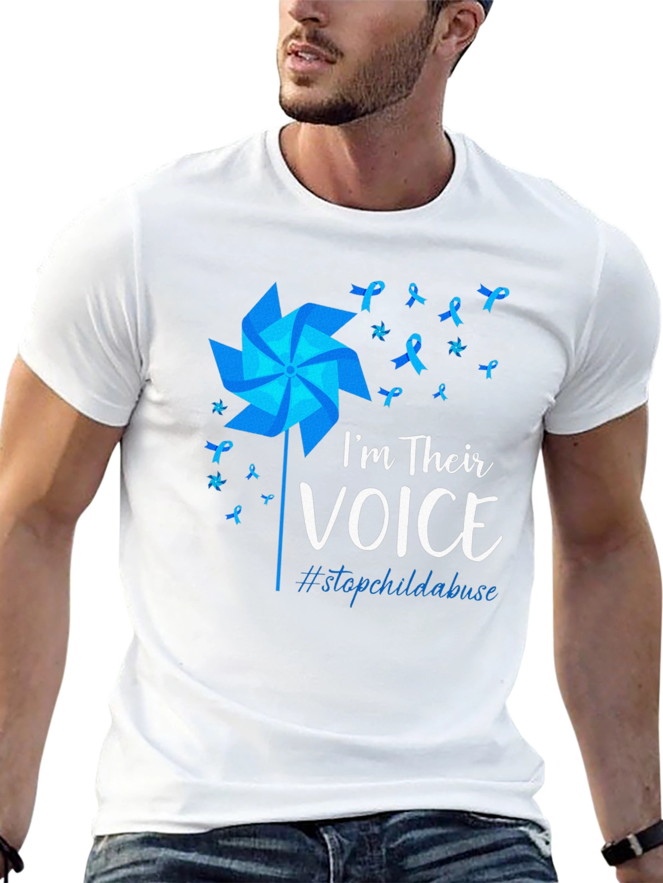 Im Their Voice Stop Child Abuse Awareness T-Shirt