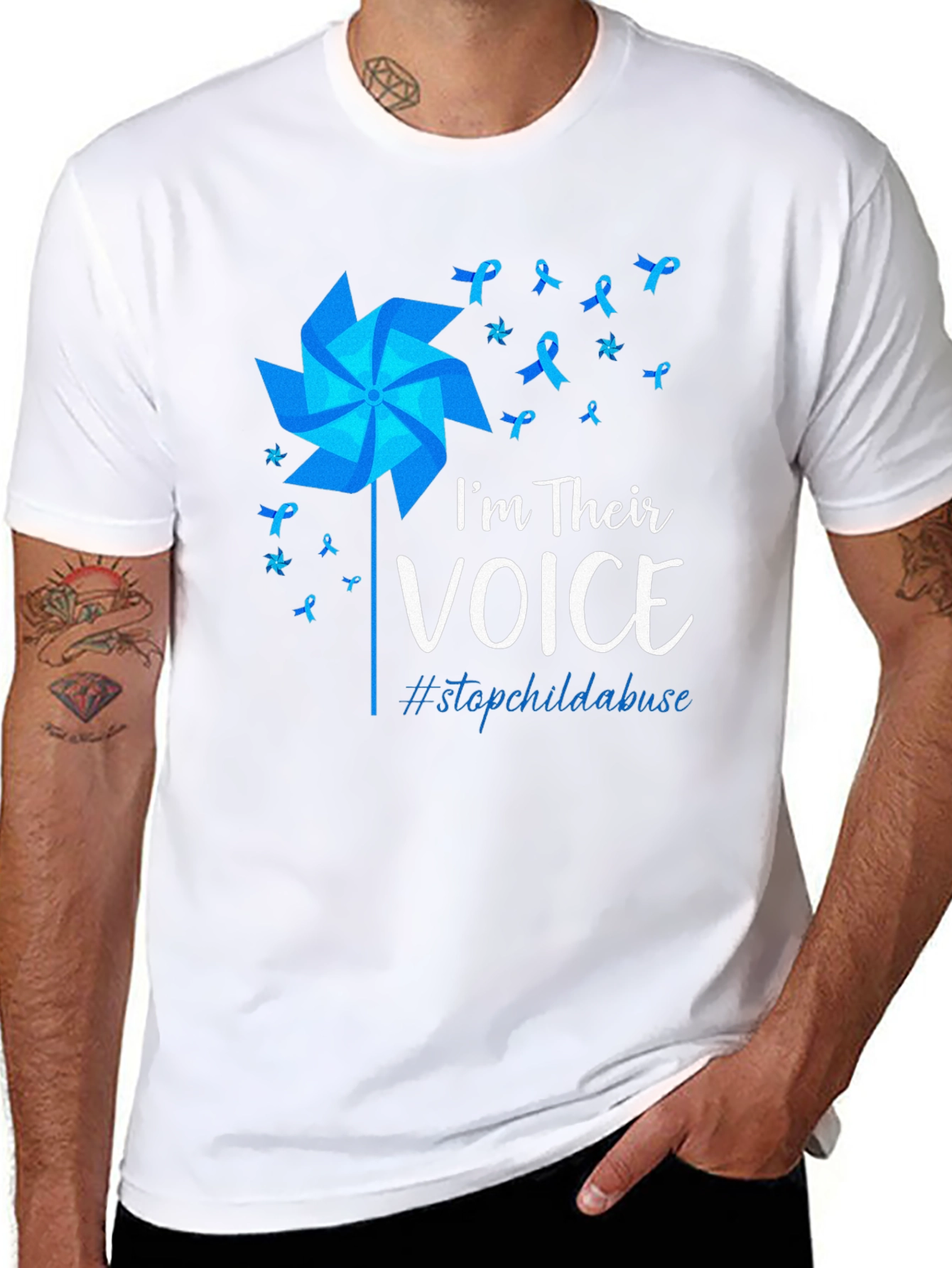 Im Their Voice Stop Child Abuse Awareness T-Shirt