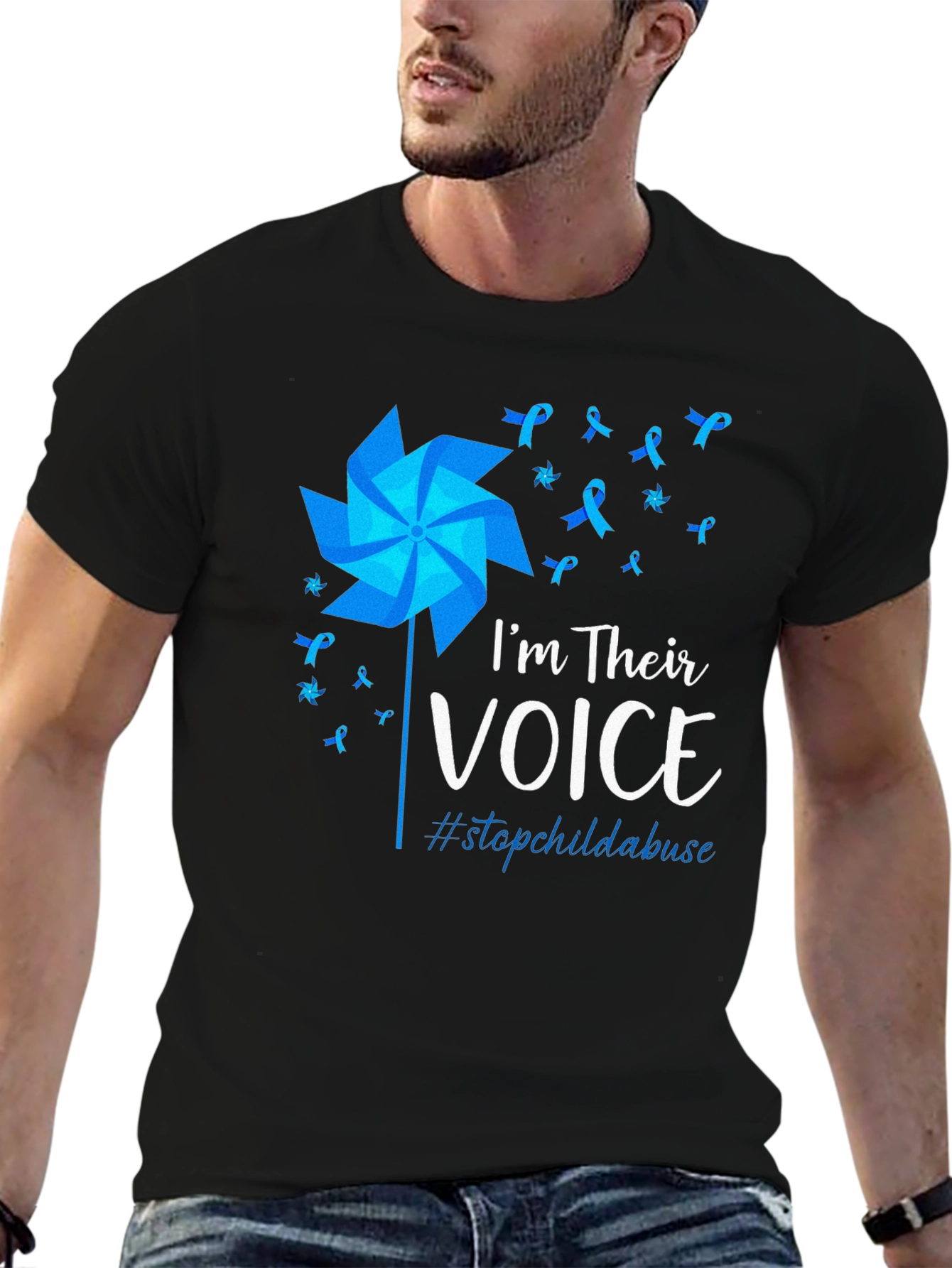 Im Their Voice Stop Child Abuse Awareness T-Shirt