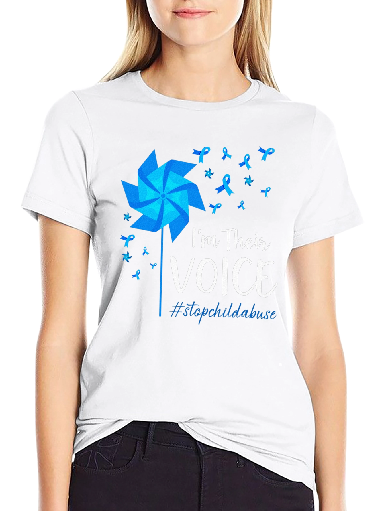 Im Their Voice Stop Child Abuse Awareness T-Shirt