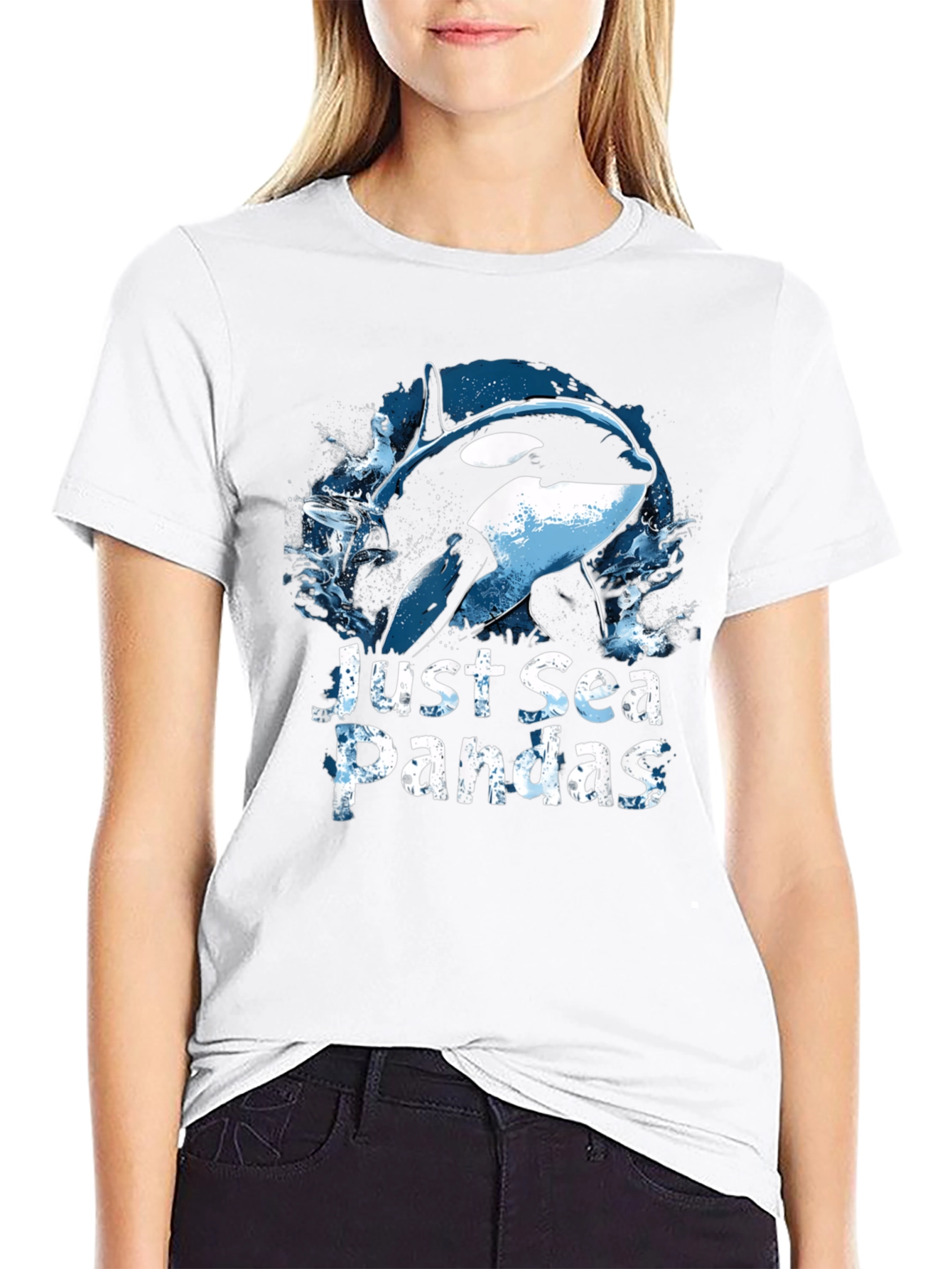 Just Sea Pandas Orca T-Shirt
