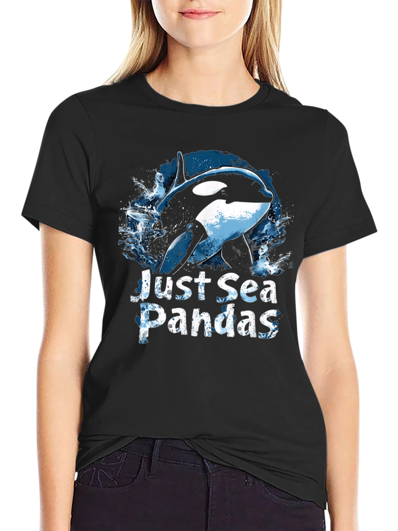 Just Sea Pandas Orca T-Shirt
