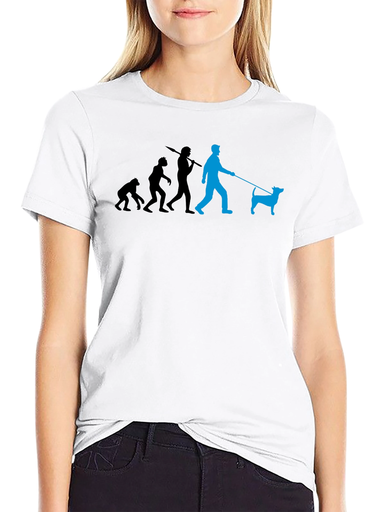 Evolution of Dog Walker Graphic Tee