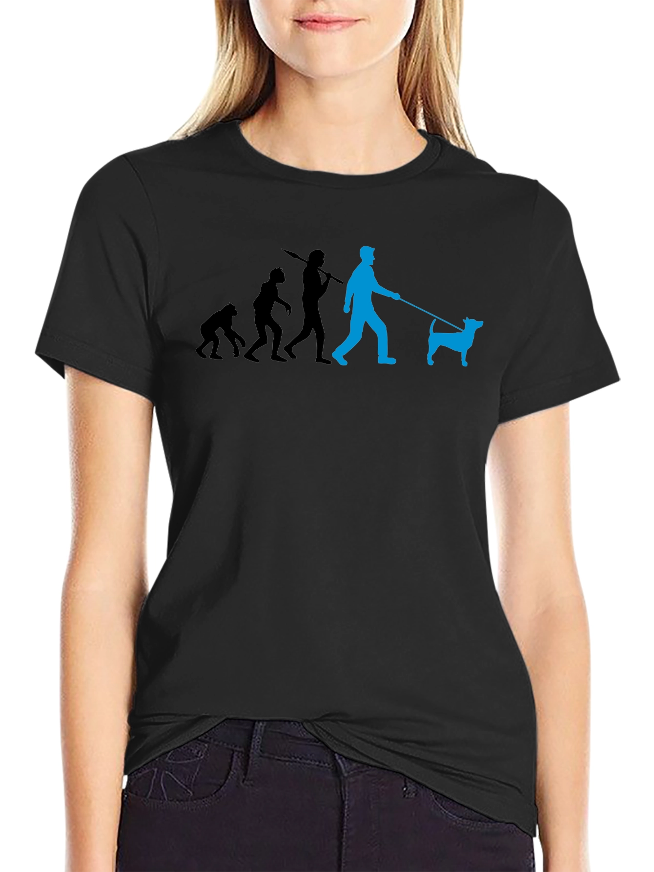 Evolution of Dog Walker Graphic Tee