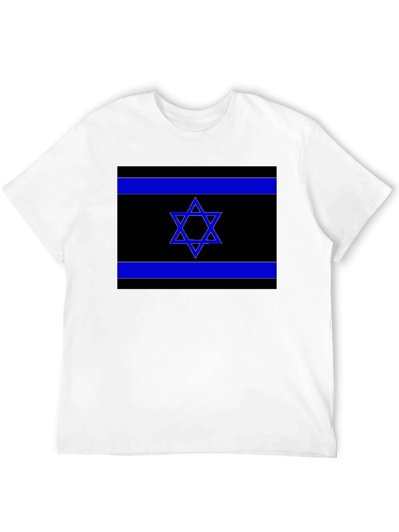 Israel Flag Graphic Tee - Black T-Shirt