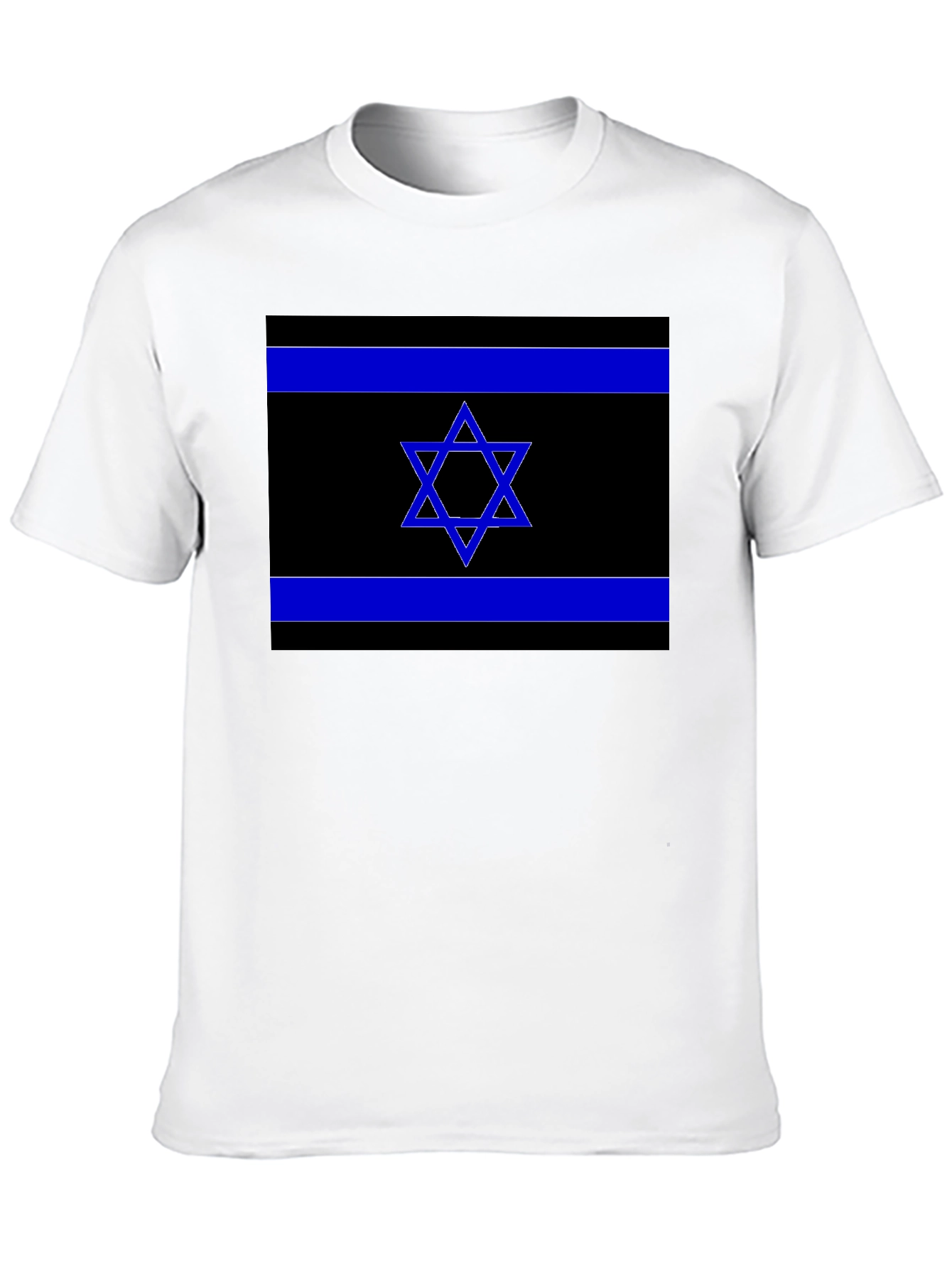 Israel Flag Graphic Tee - Black T-Shirt