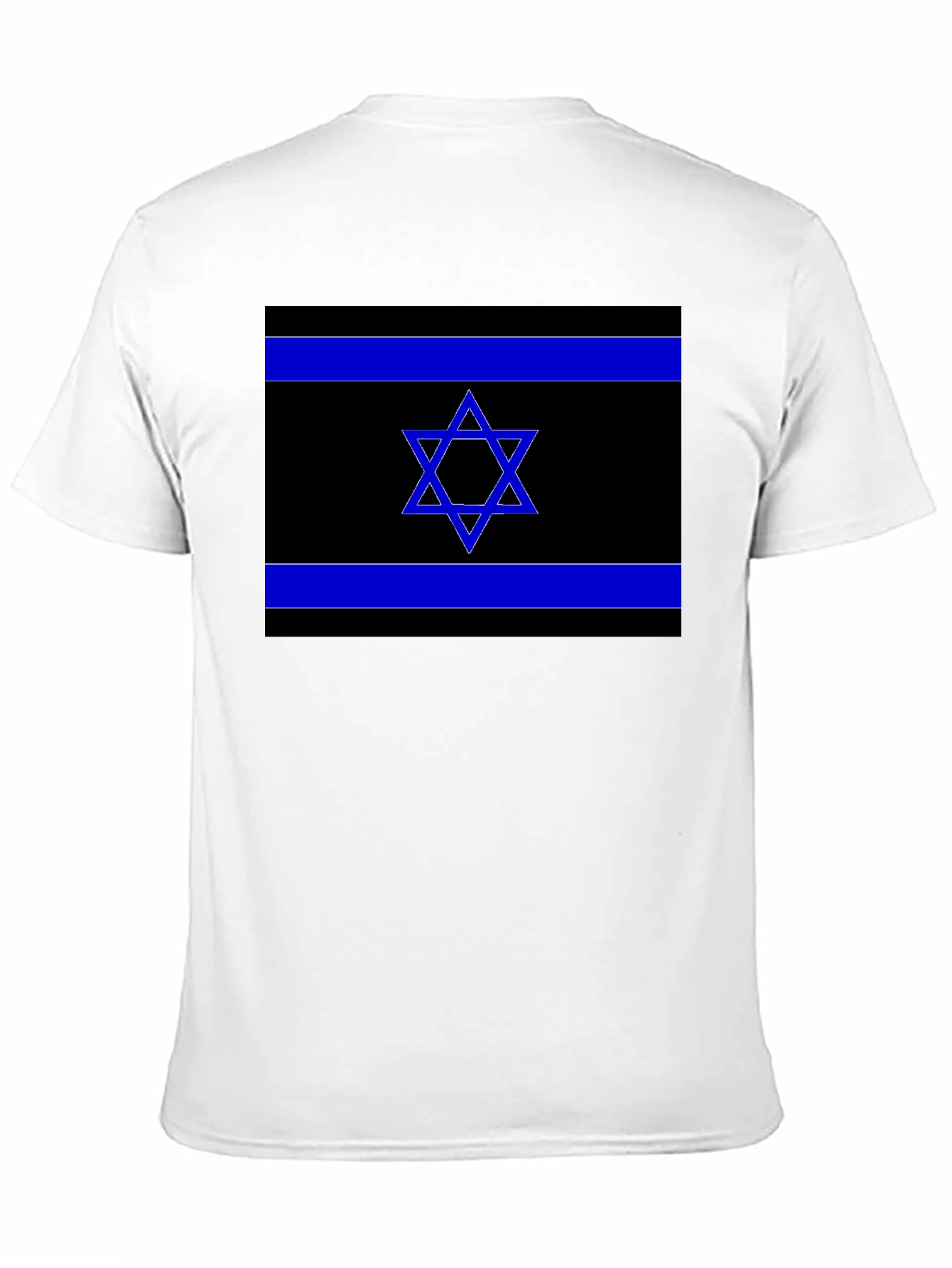 Israel Flag Graphic Tee - Black T-Shirt