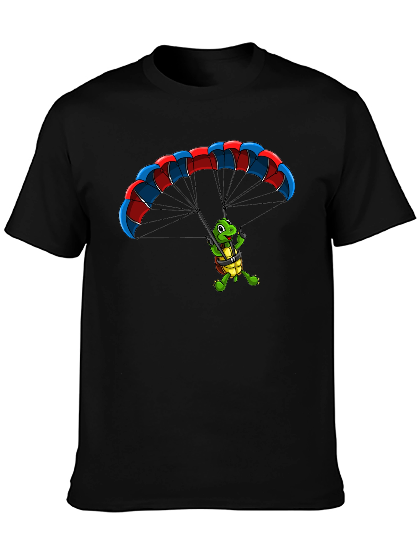 Turtle Parachute Graphic Tee - Fun & Unique Design