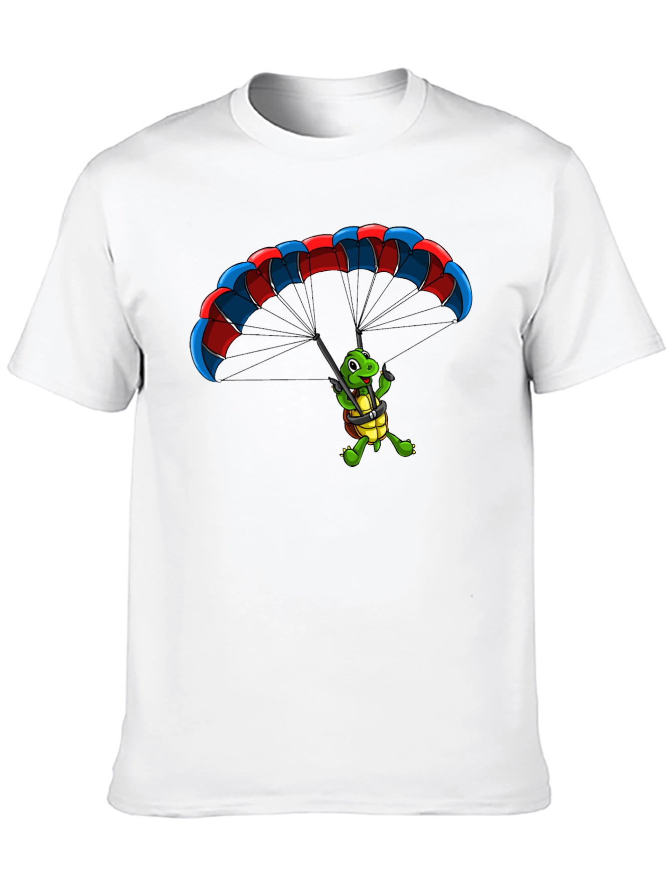 Turtle Parachute Graphic Tee - Fun & Unique Design