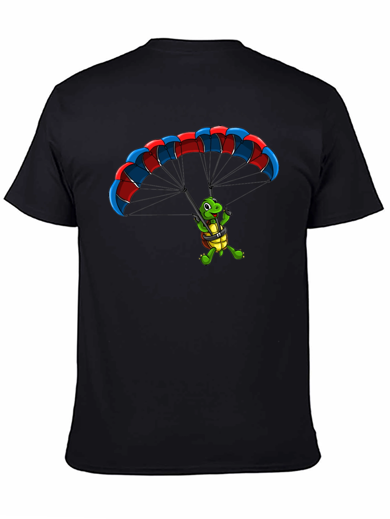 Turtle Parachute Graphic Tee - Fun & Unique Design
