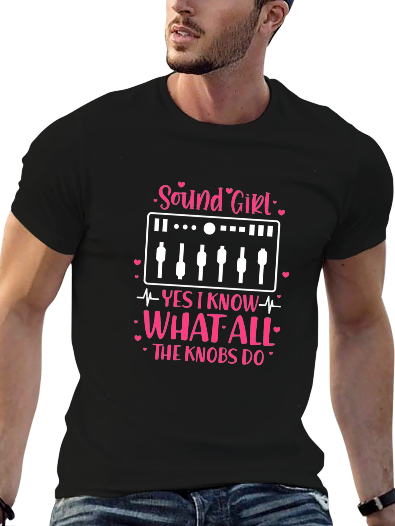 Sound Girl T-Shirt: Knows All the Knobs!