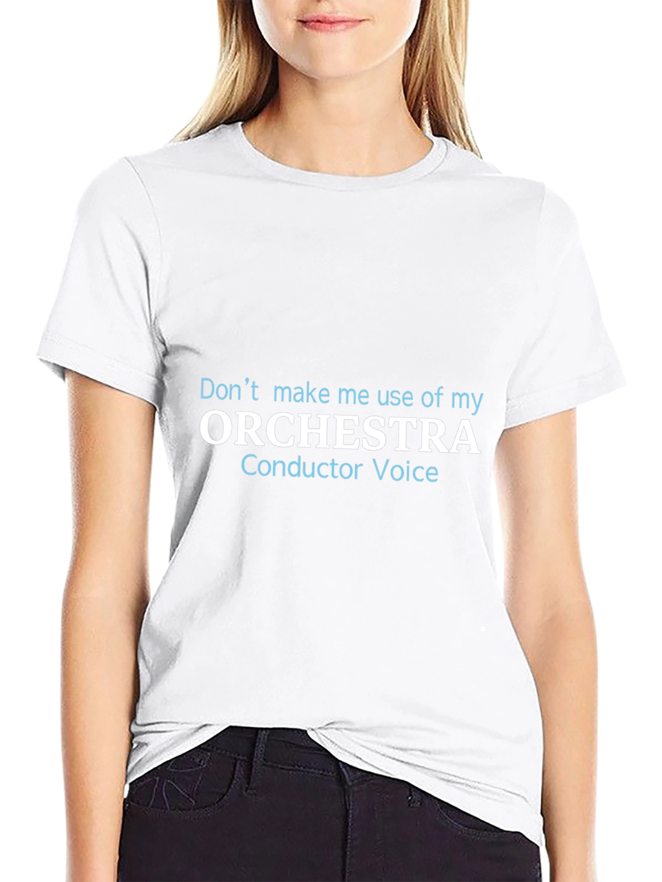 Orchestra Conductor Voice Black T-Shirt