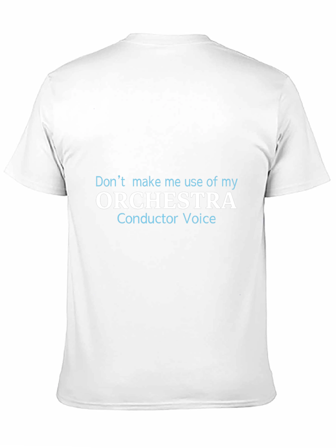 Orchestra Conductor Voice Black T-Shirt