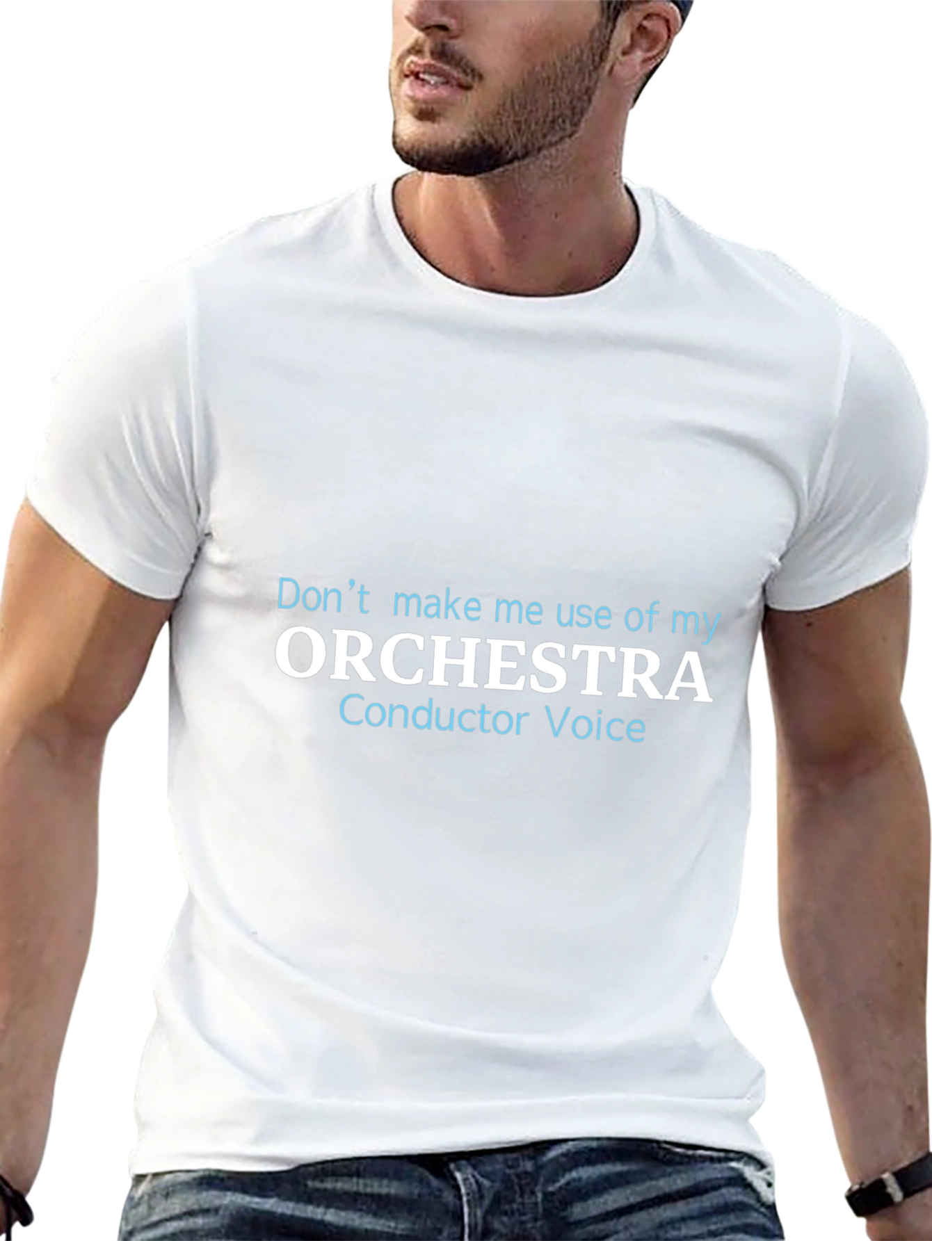 Orchestra Conductor Voice Black T-Shirt