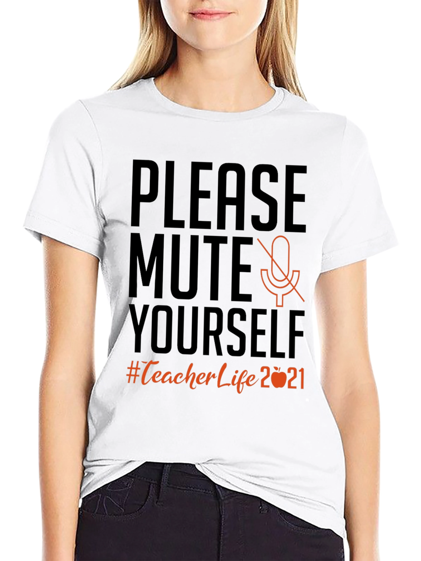 Please Mute Yourself Teacher T-Shirt