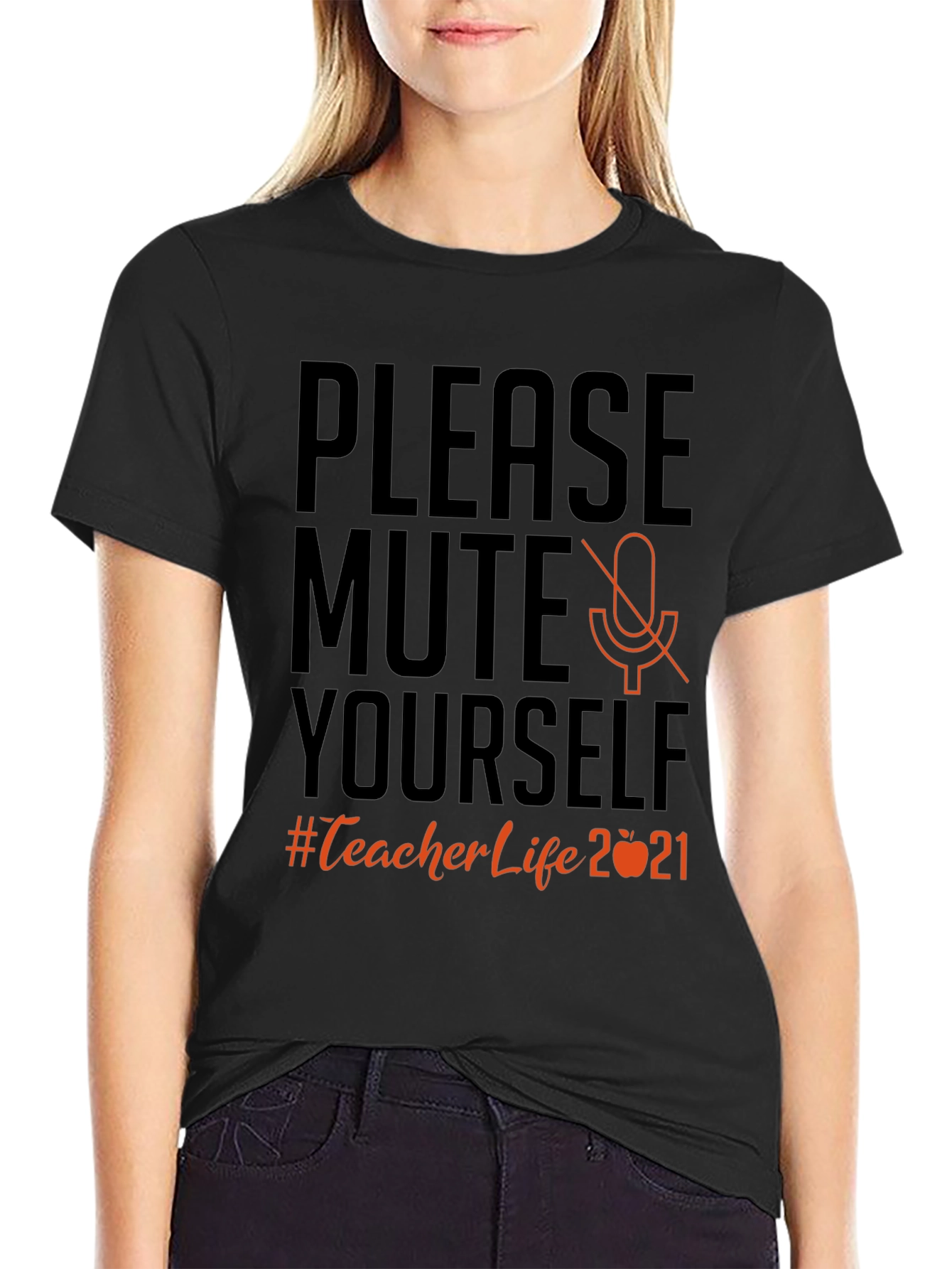 Please Mute Yourself Teacher T-Shirt