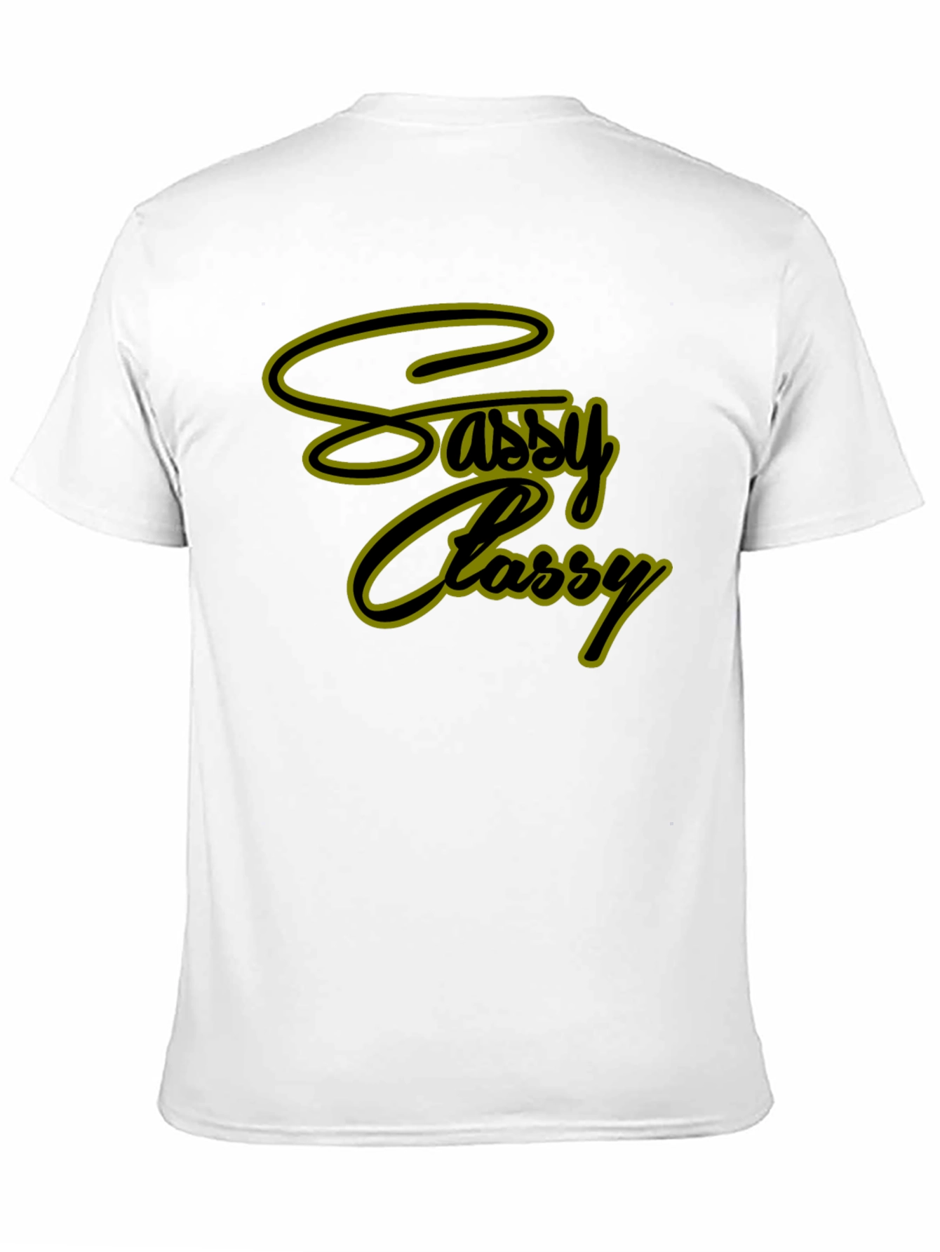 Sassy Classy Graphic Tee - Stylish Black T-Shirt