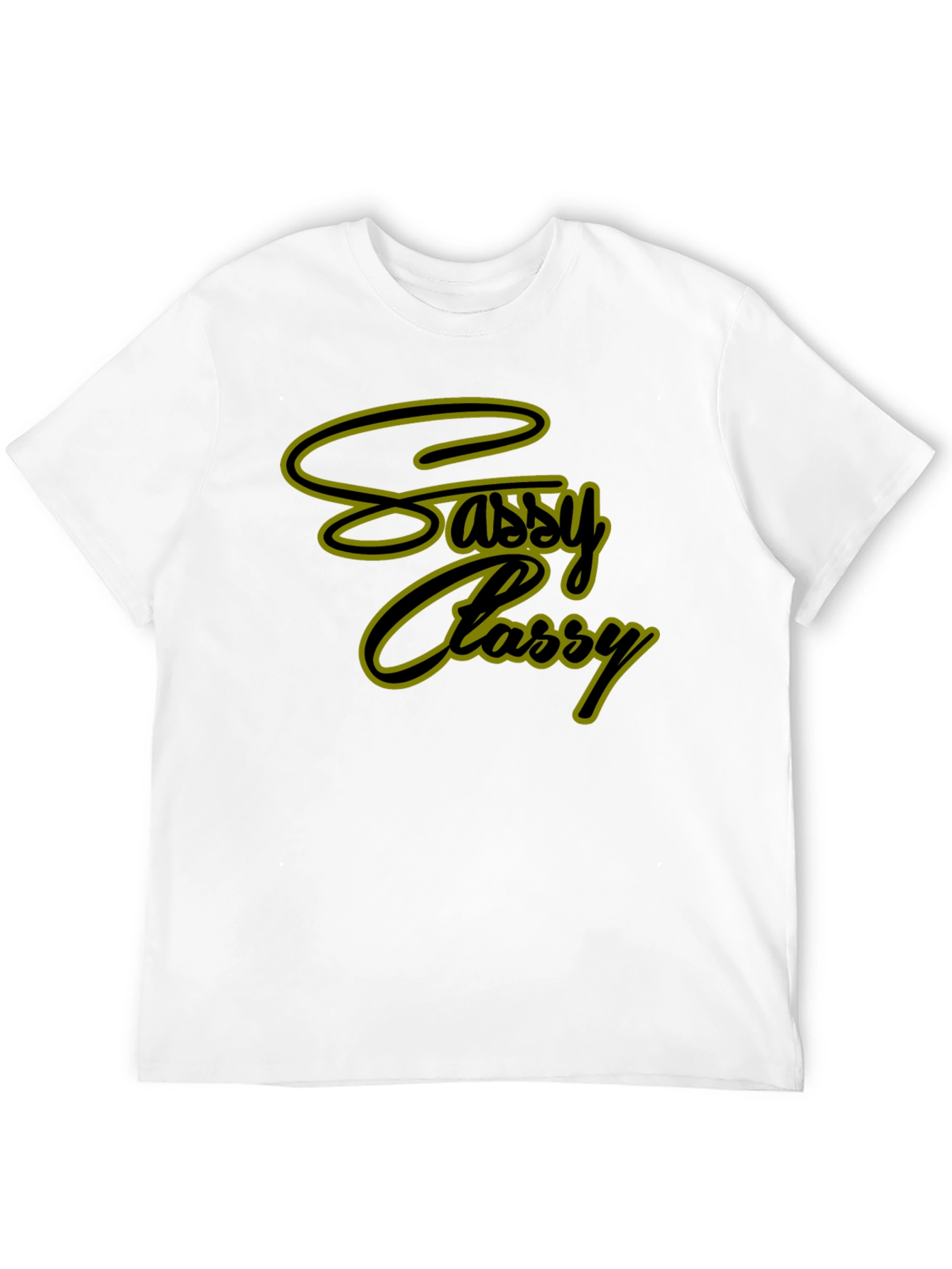 Sassy Classy Graphic Tee - Stylish Black T-Shirt