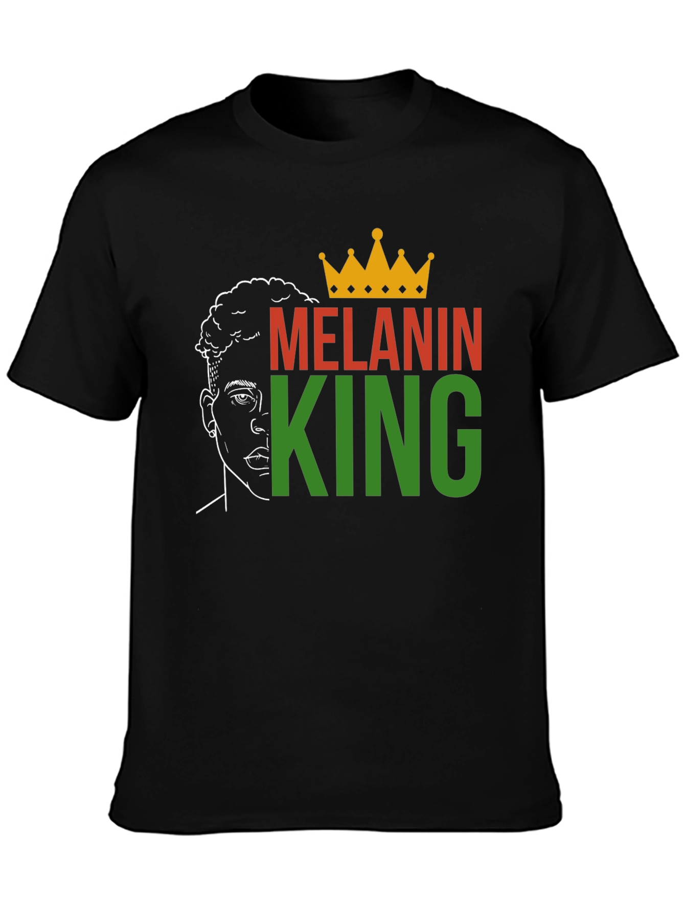 Melanin King Graphic Tee - Black Pride