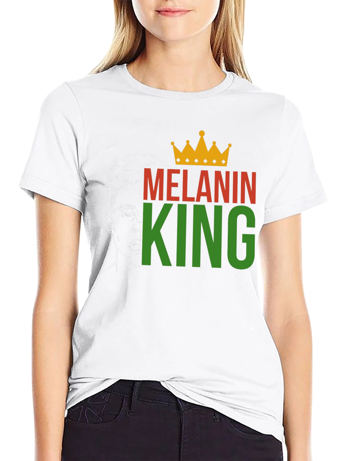 Melanin King Graphic Tee - Black Pride