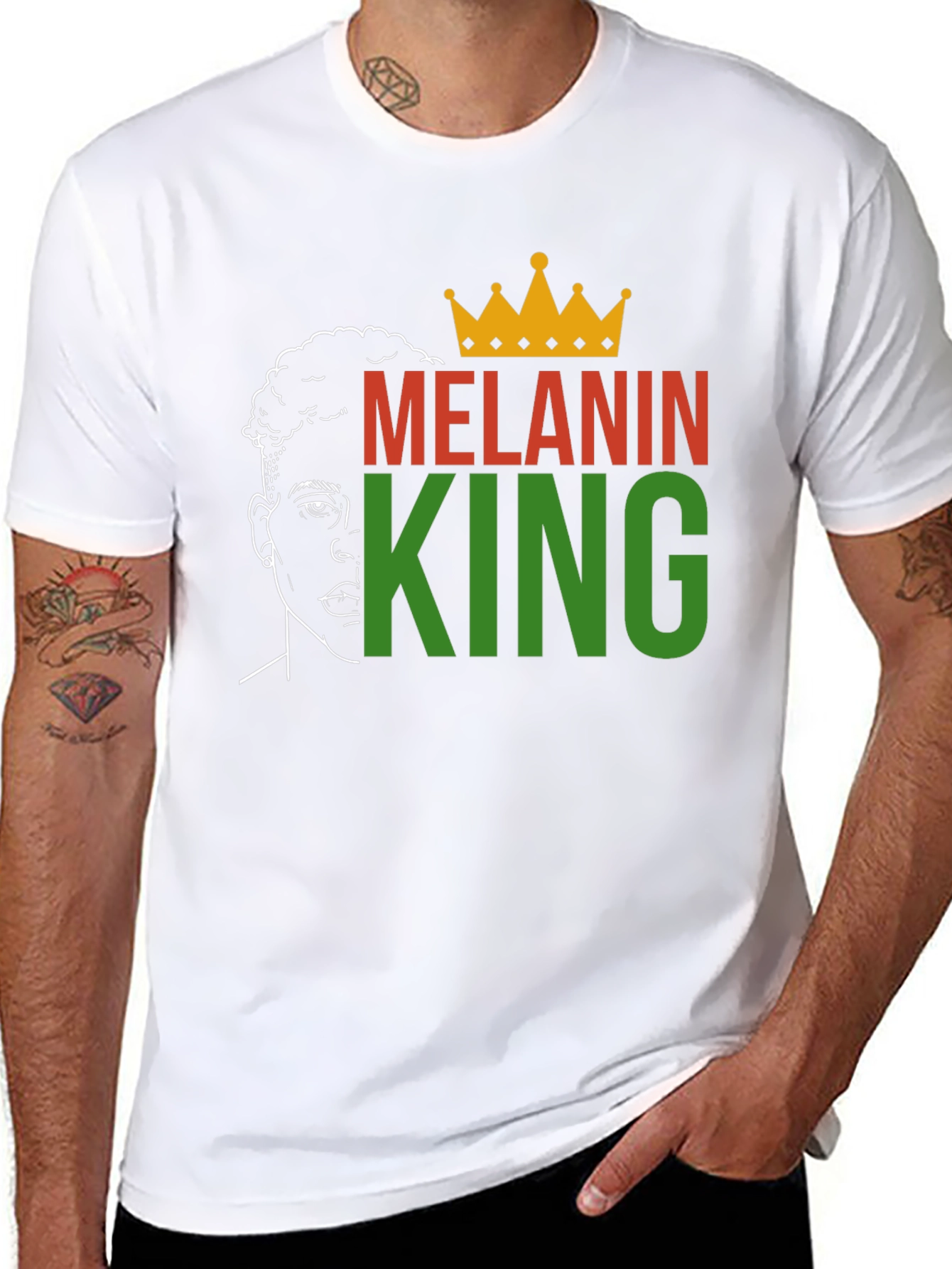 Melanin King Graphic Tee - Black Pride