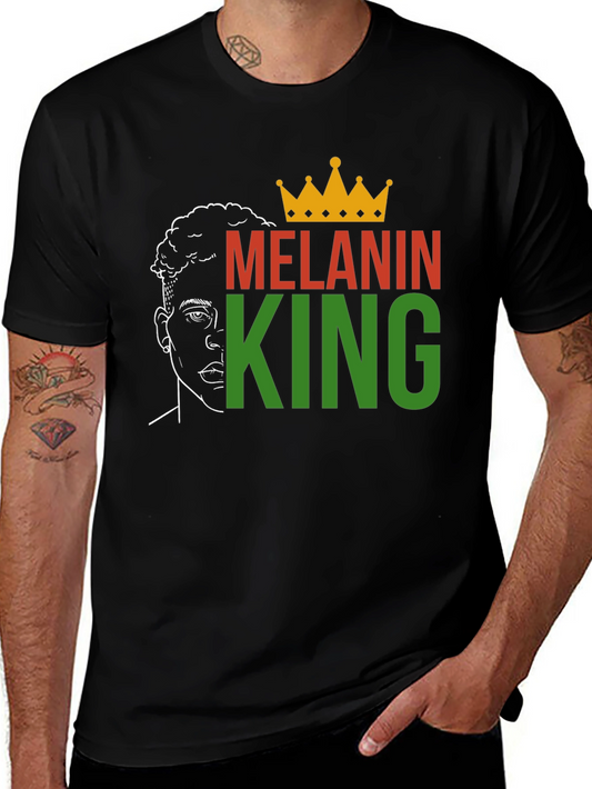 Melanin King Graphic Tee - Black Pride