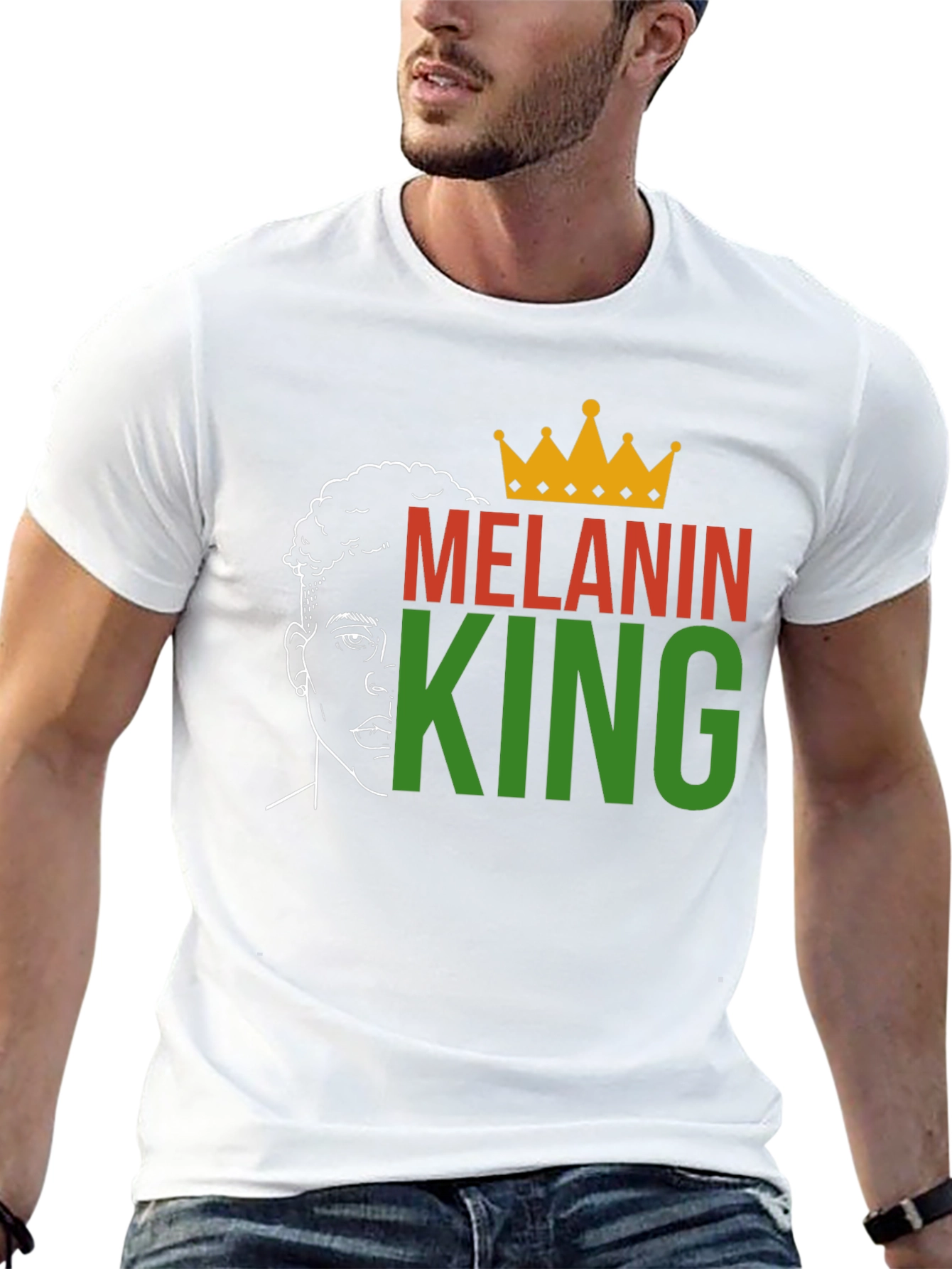 Melanin King Graphic Tee - Black Pride