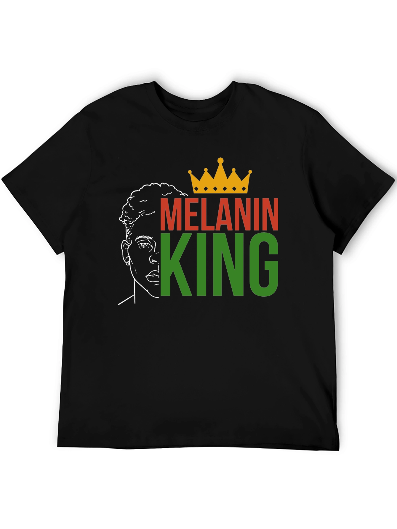 Melanin King Graphic Tee - Black Pride