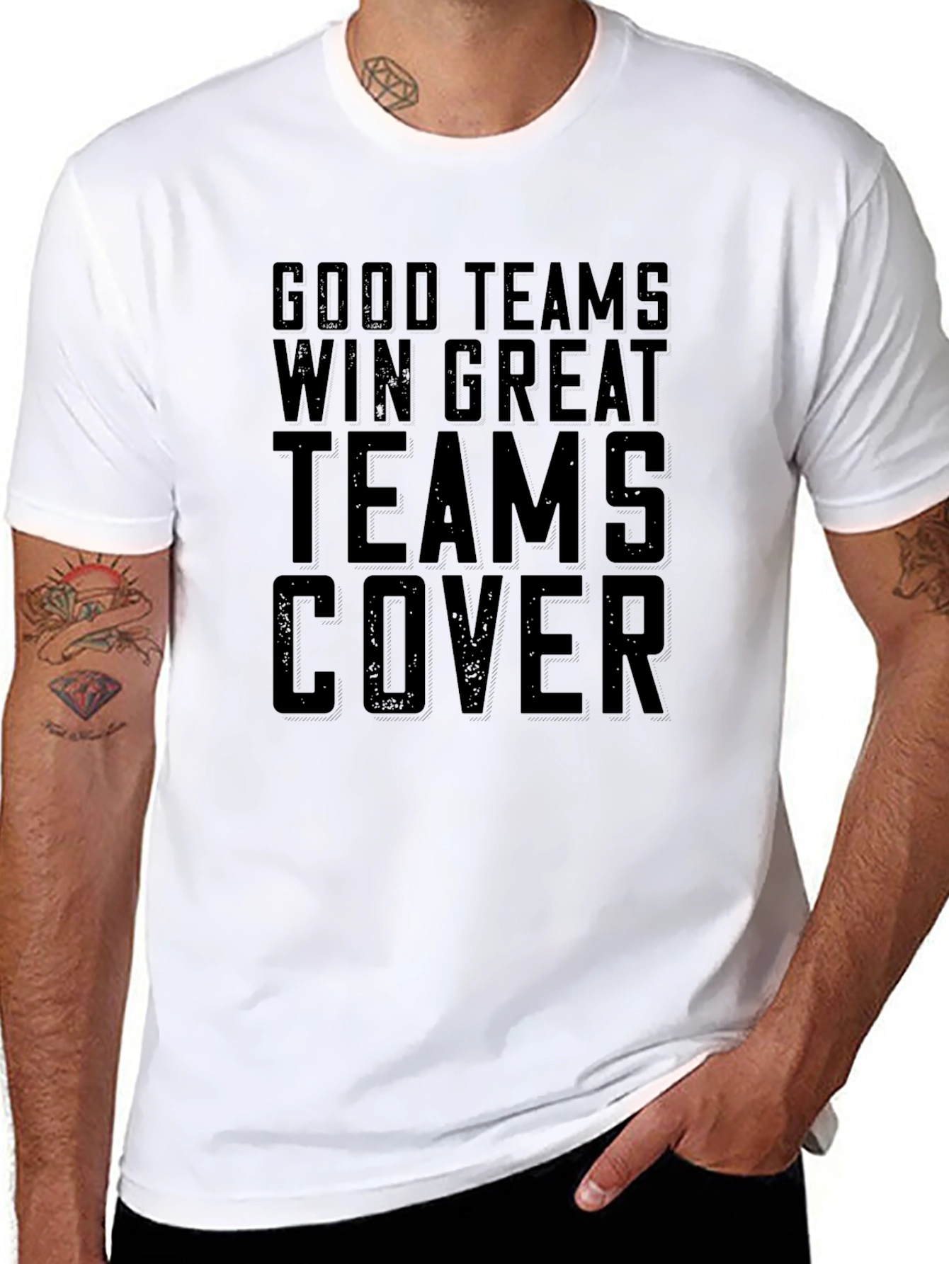 Good Teams Win Great Teams Cover T-Shirt
