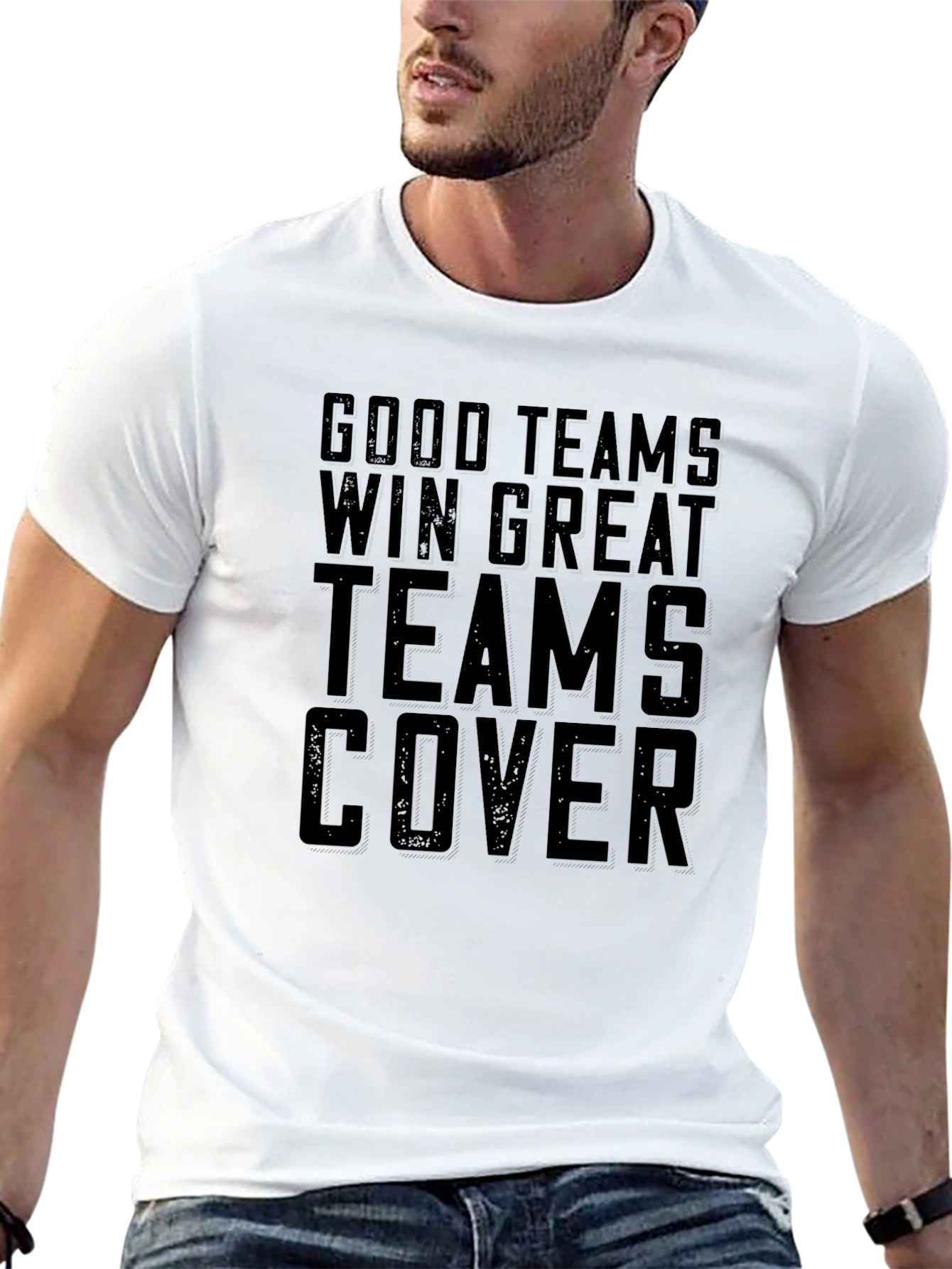 Good Teams Win Great Teams Cover T-Shirt
