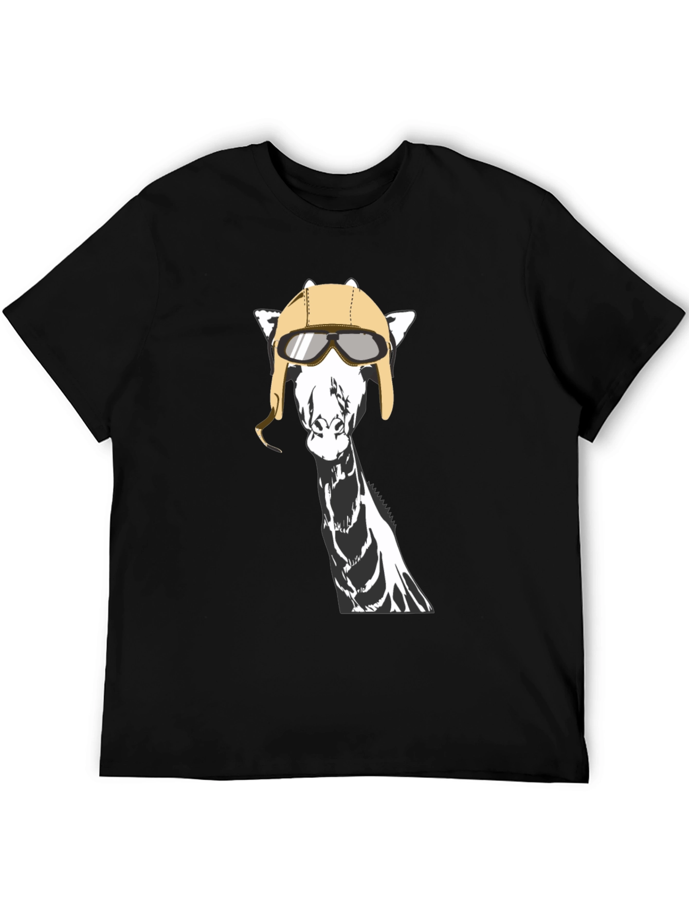 Giraffe Aviator T-Shirt - Unique Graphic Tee
