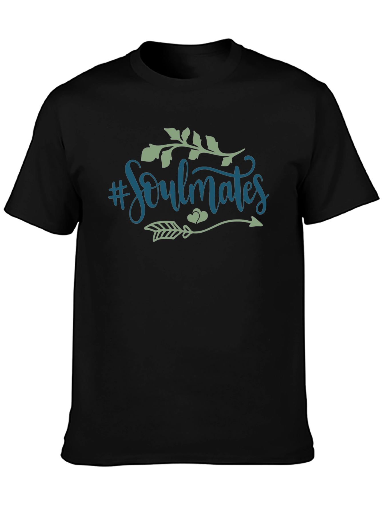 Soulmates Graphic Tee - Stylish & Trendy Black T-Shirt