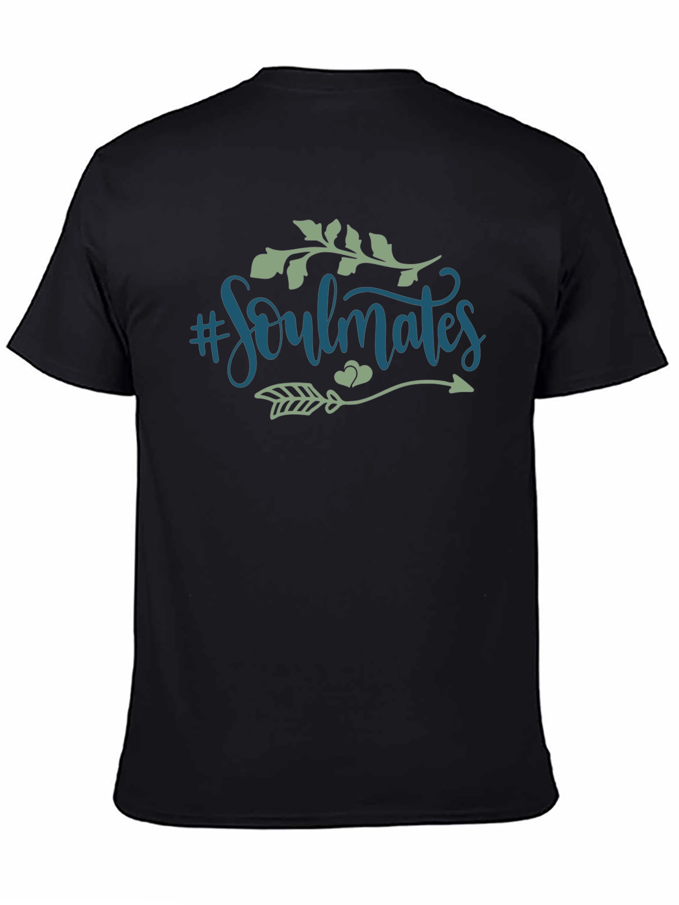 Soulmates Graphic Tee - Stylish & Trendy Black T-Shirt