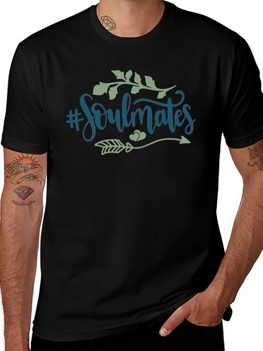 Soulmates Graphic Tee - Stylish & Trendy Black T-Shirt