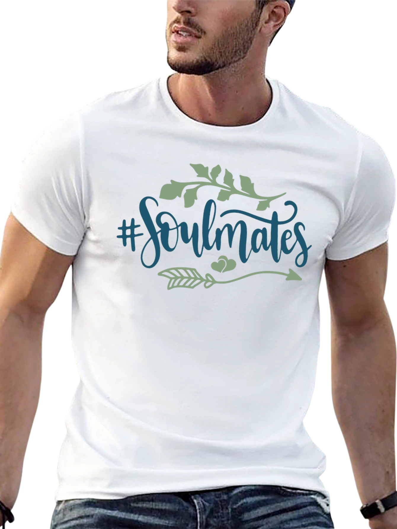 Soulmates Graphic Tee - Stylish & Trendy Black T-Shirt