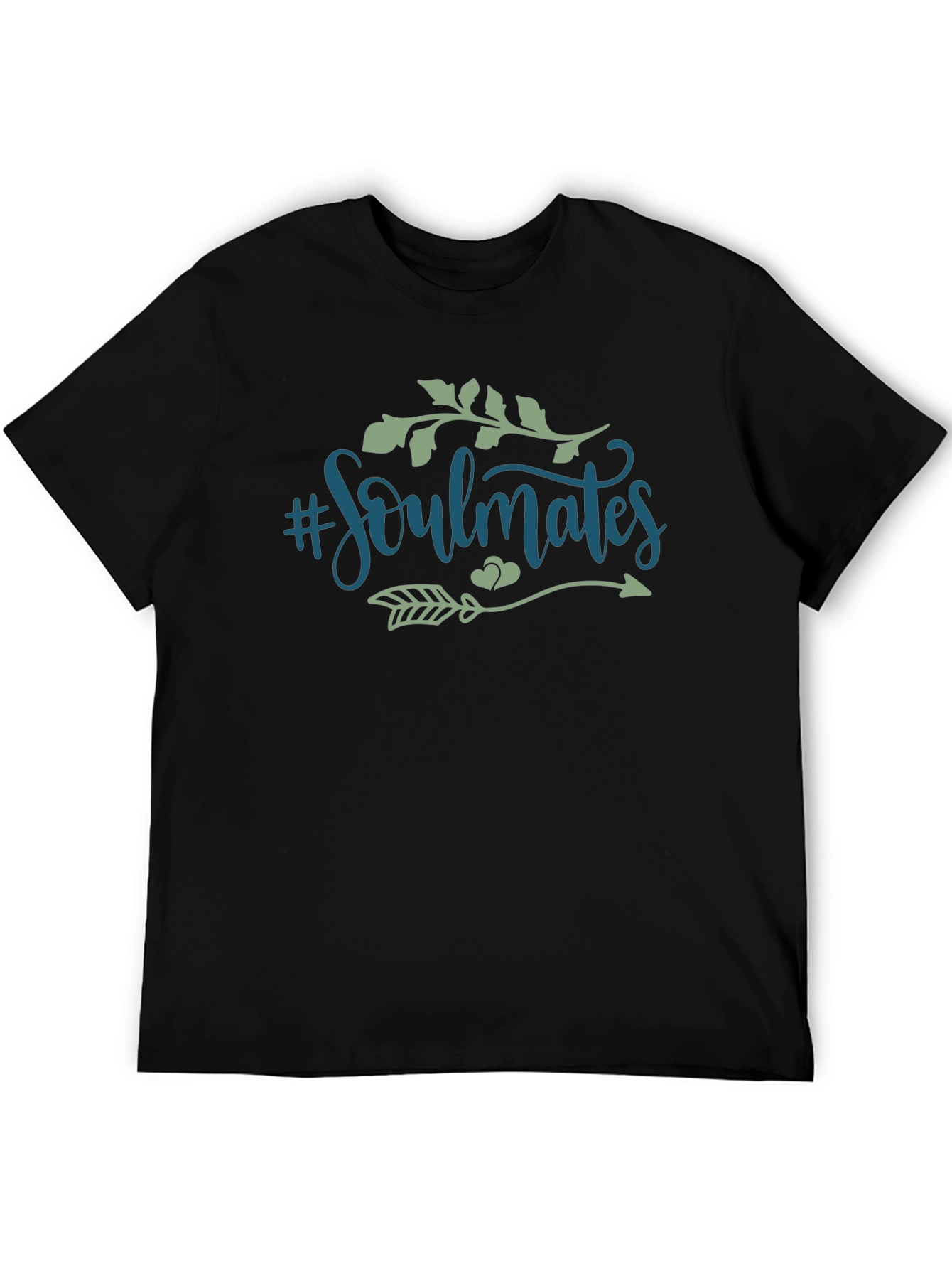 Soulmates Graphic Tee - Stylish & Trendy Black T-Shirt