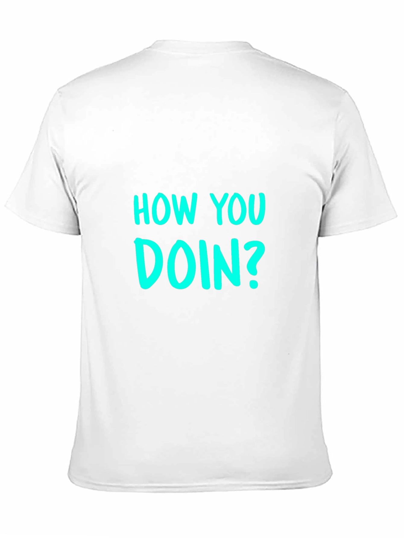 How You Doin? Mens Black T-Shirt