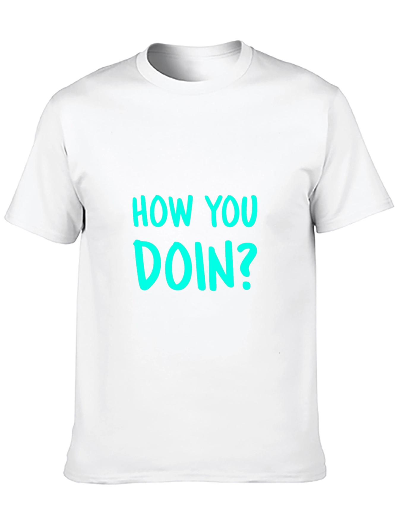 How You Doin? Mens Black T-Shirt