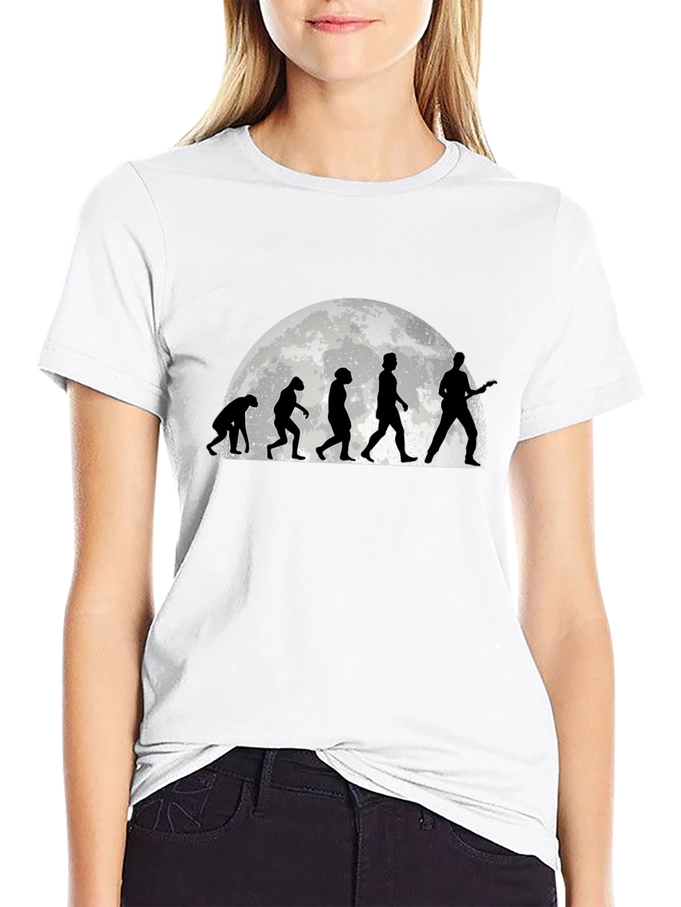 Evolution of Rock Black T-Shirt