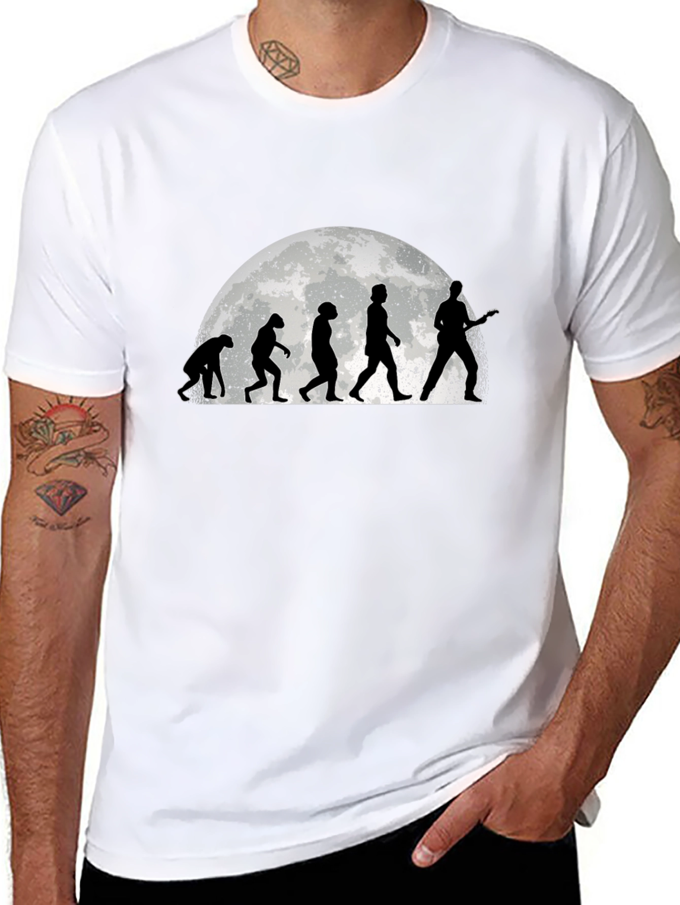 Evolution of Rock Black T-Shirt