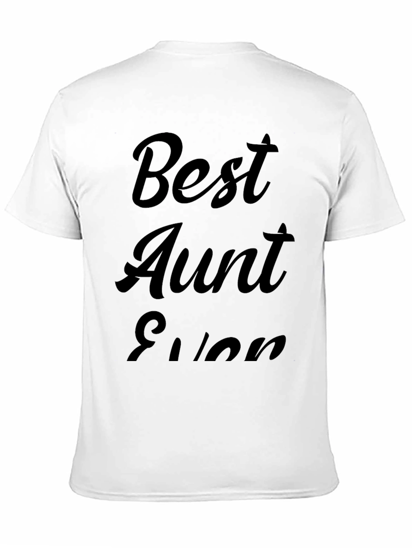 Best Aunt Ever Black Graphic Tee