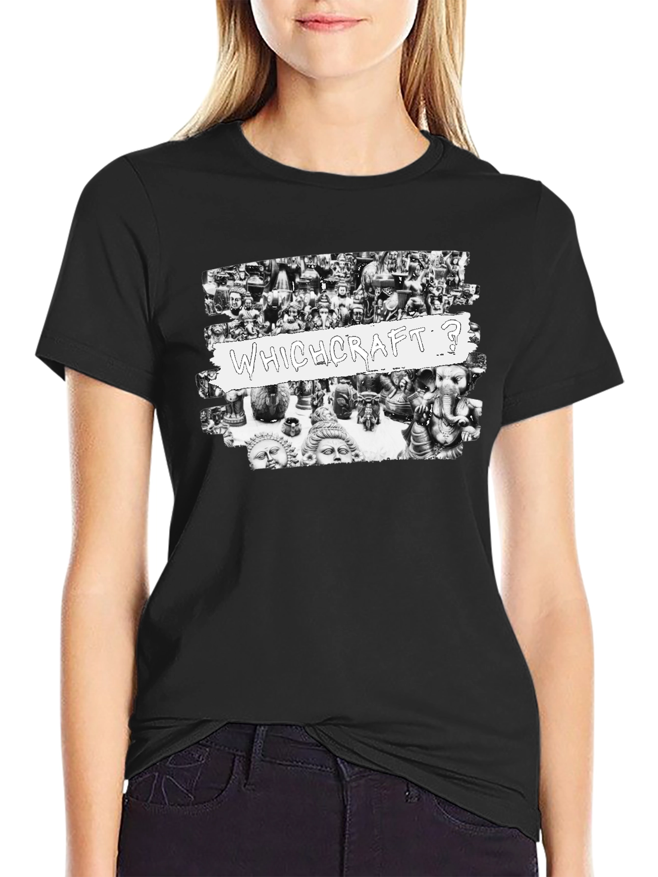 Whichcraft? Graphic Tee - Black T-Shirt
