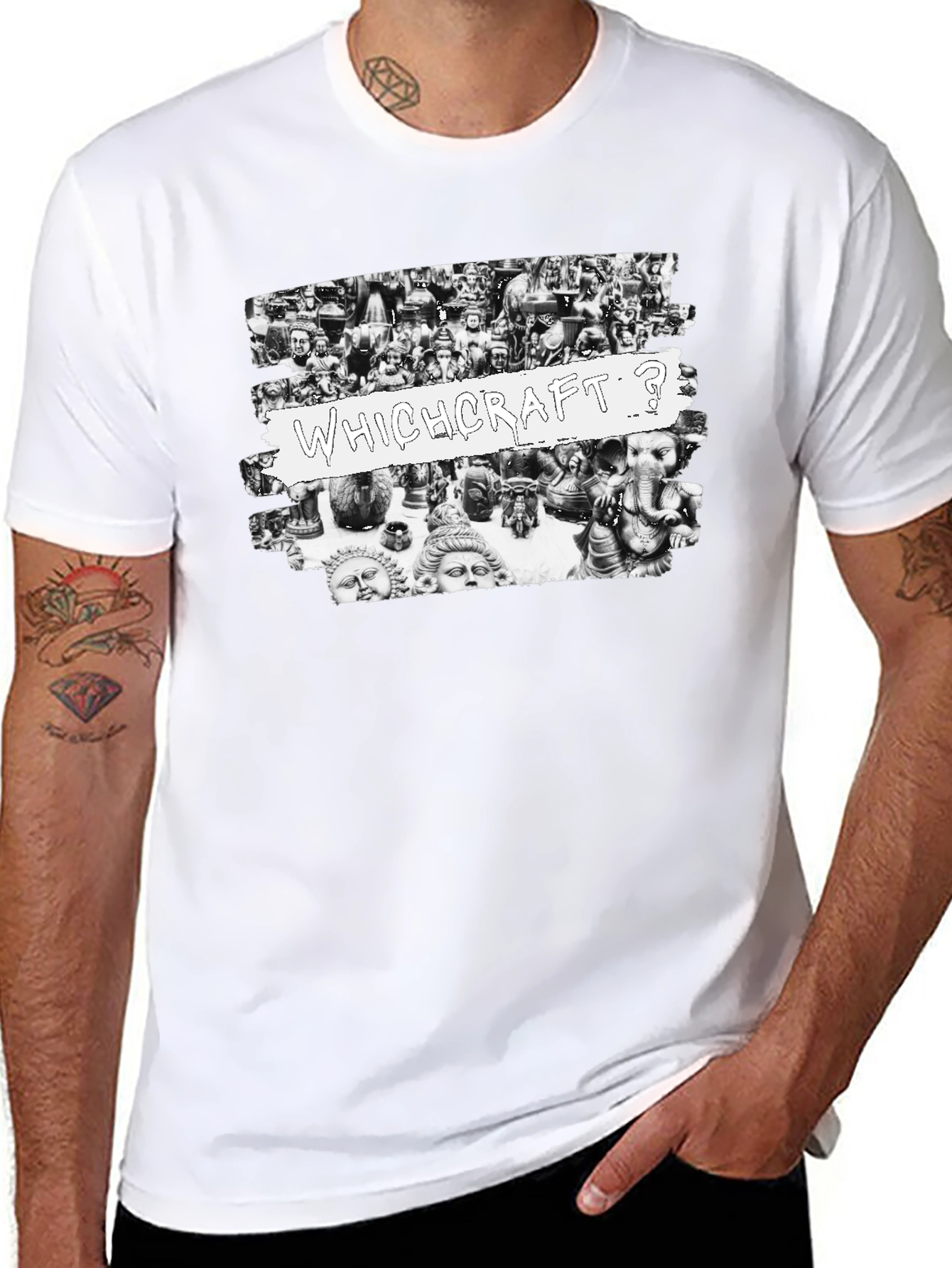 Whichcraft? Graphic Tee - Black T-Shirt