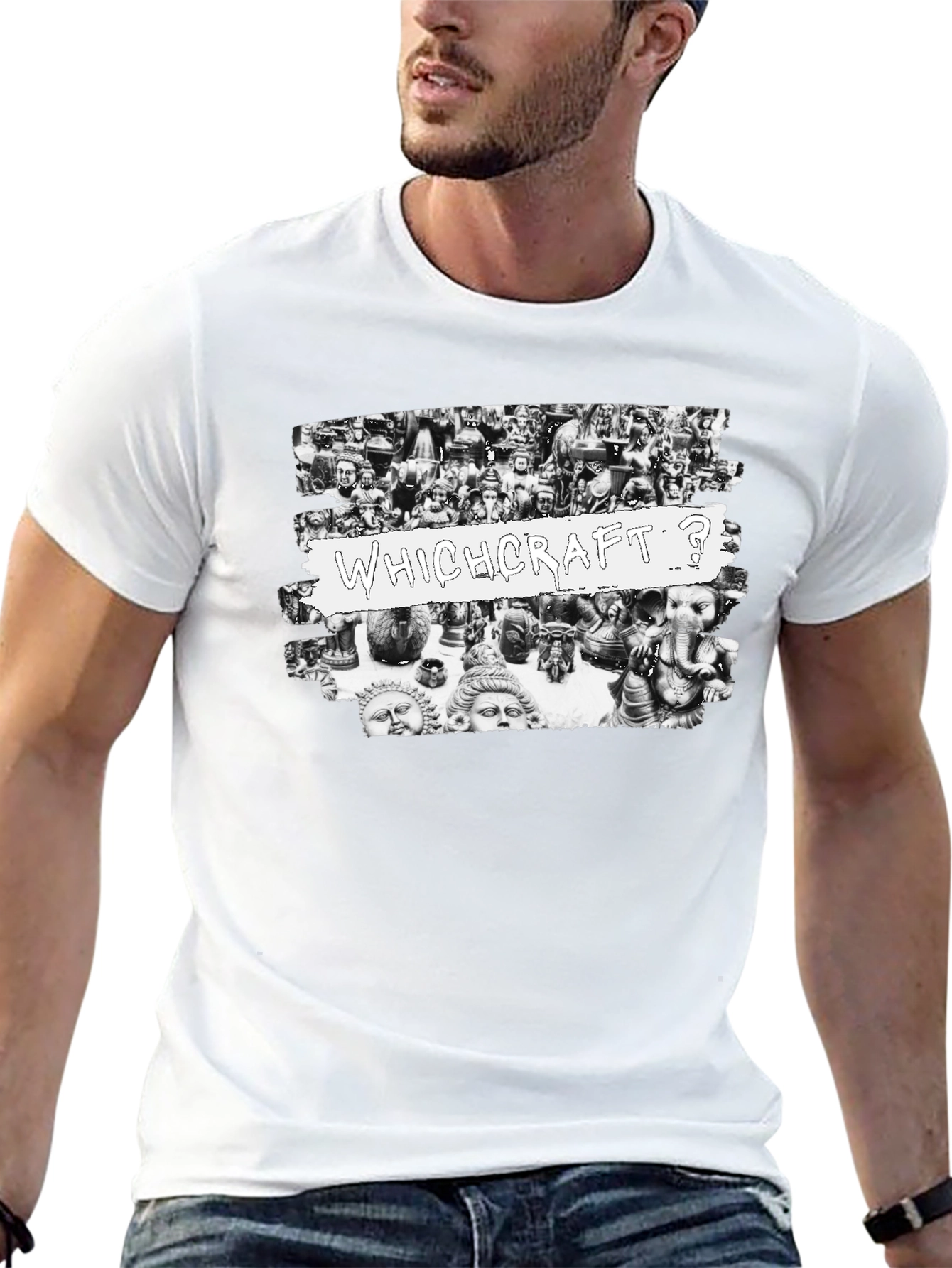 Whichcraft? Graphic Tee - Black T-Shirt